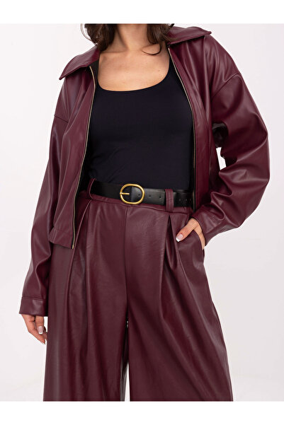 Factory Price Pantaloni Dama Bordo