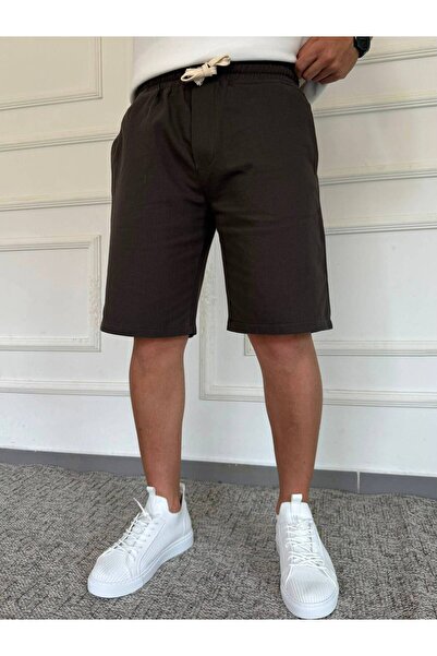 Beylerce Raw Linen Shorts