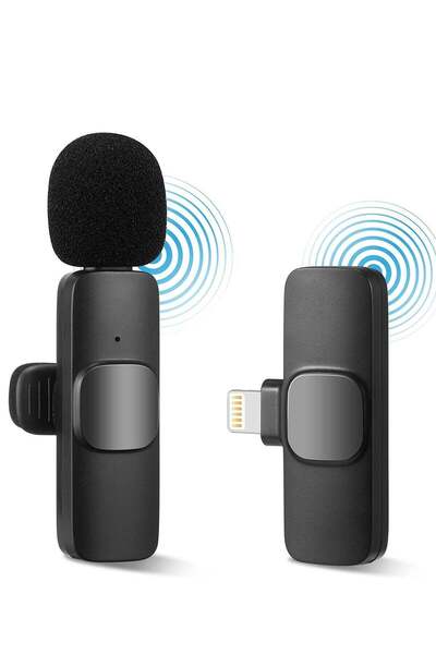 ELTRAZONE Wireless Lavalier Microphone for iPhone iPad Mini Mic for YouTube F...