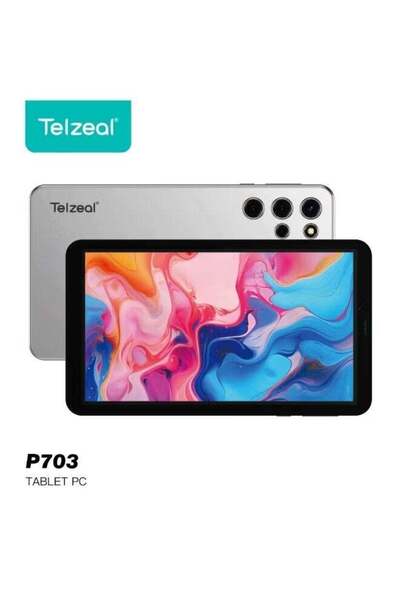TELZEAL P703 7-Inch Android 13 Tablet, 6GB RAM + 256GB Storage, 4000mAh Batte...