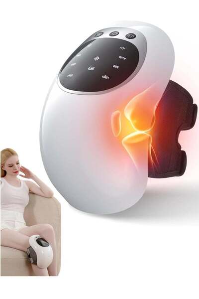 ELTRAZONE Knee Massager with Adjustable Infrared Heat, High Frequency Vibrati...