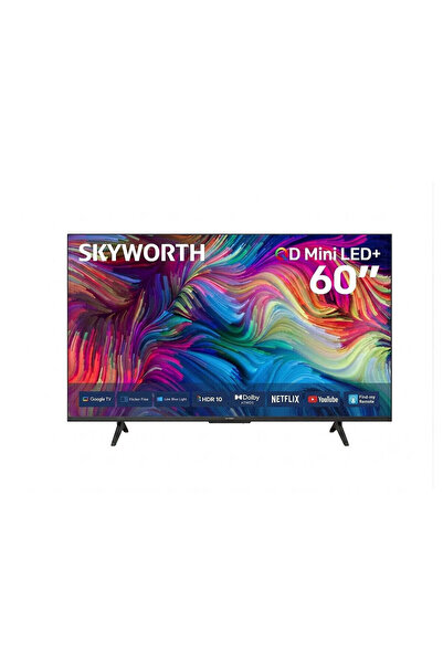 Skyworth 60X6400H – 60" 4K QD Mini LED Smart Google TV | UHD, HDR10+, Dolby V...