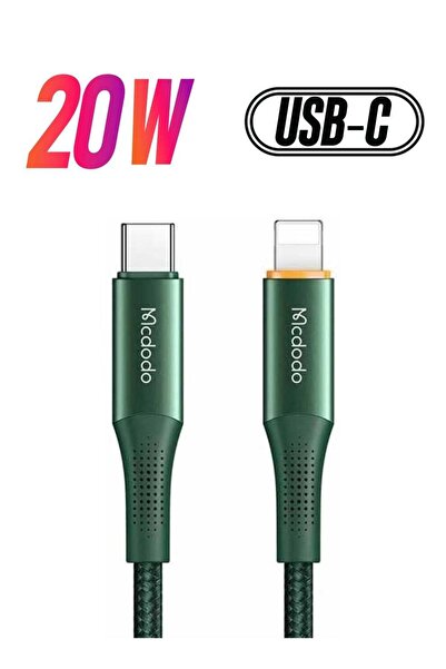 Mcdodo CA-9961 Type-C to Lightning Cable 1.2M - PD20W Fast Charging with Smar...