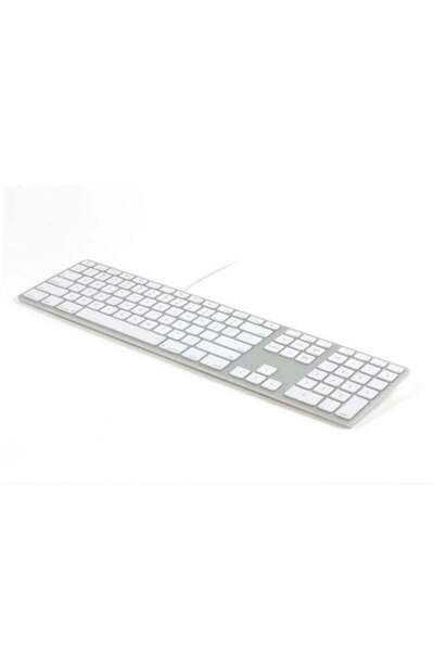 Matias Wired Aluminum USB Keyboard for iMac & PC, Silver, Full-Size US Layout