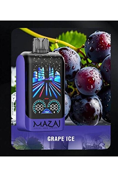 Mazaj سحبة مزاج كيرف 24 الف سحبه - Curve 24000 Puff Grape ice