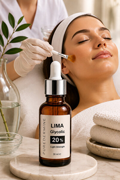 Puredermine Lima Glycolic 20% Glycolic Acid Serum |   Brightening and Renewin...