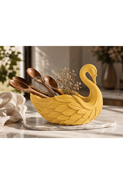farist Swan Decorative Bowl – Multi-Purpose Decorative Organizer – 3D Pla Pla...