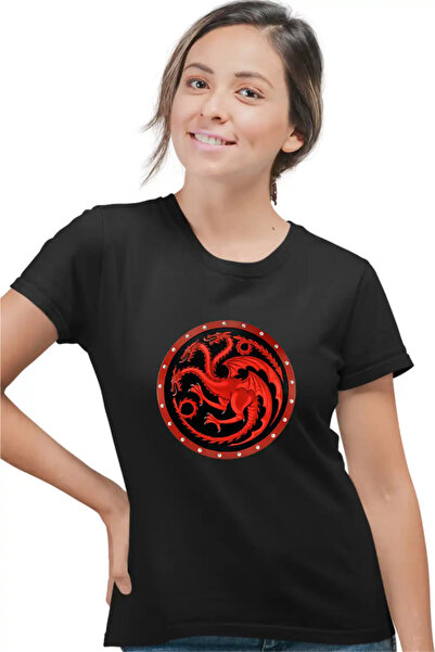 OEM Γυναικείο T-shirt Game of Thrones με το Έμβλημα των Ταργκάρυεν