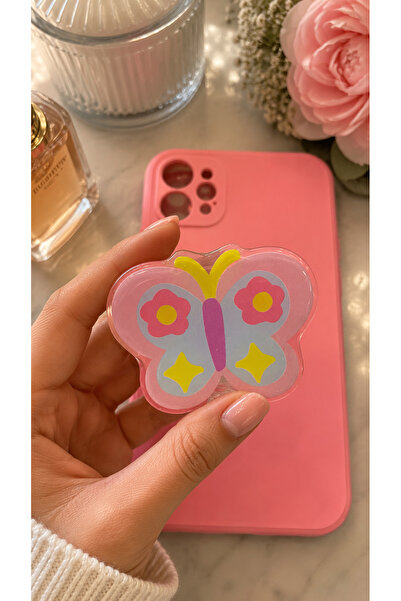 EDELFU Popsocket Simli Desenli Yapışkanlı Telefon Tutacağı Standlı, Rahat tutuş