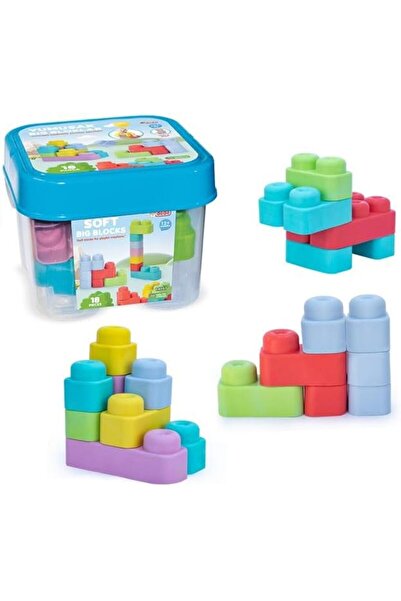 Yıldızan Trendypazars Sell Soft Big Blocks Bucket 18 Pieces Toy 2026 1190575