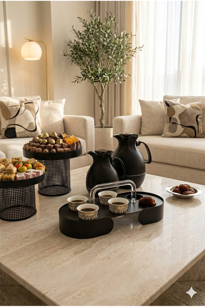Generic Modern All-In-One Hospitality Set – Includes Tea & Coffee Tray Set, C...