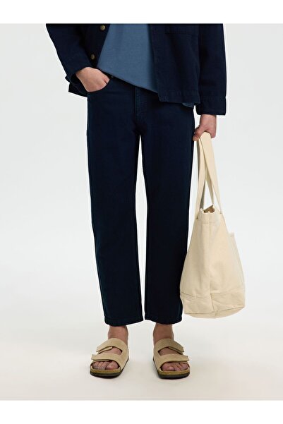 SELECTED Tapered Fit Jeans Baumwollmix