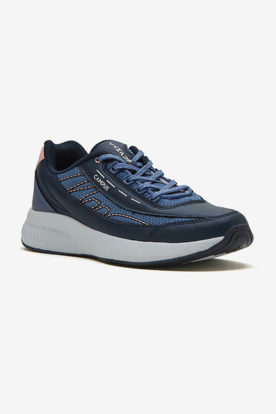 Campus Women FLAIR Memory Foam Lace-Up Running Shoes-Light Grey