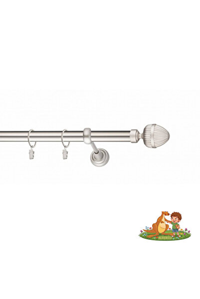 KLEIDECO Galerie simpla perdea Austria, Metal, Diametru 25mm, Capete St POLTE...