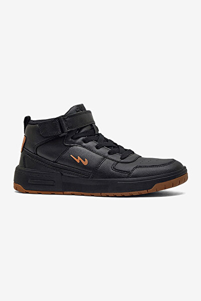 Campus Men FLEE Memory Foam Lace-Up Sneakers-Black