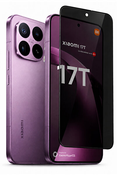 Nezih Case Mi 17T Uyumlu Tam Kaplayan 5d Privacy (HAYALET) Cam Ekran Koruyucu...