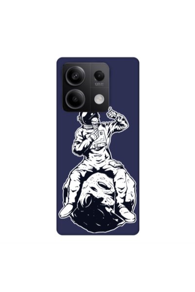 Other Xiaomi Redmi Note 13 5G ice cream in space Dark blue Colored Silicone T...
