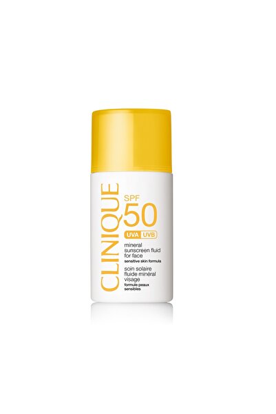 Clinique سائل واقي من الشمس معدني للوجه بعامل حماية 50، 30 مل