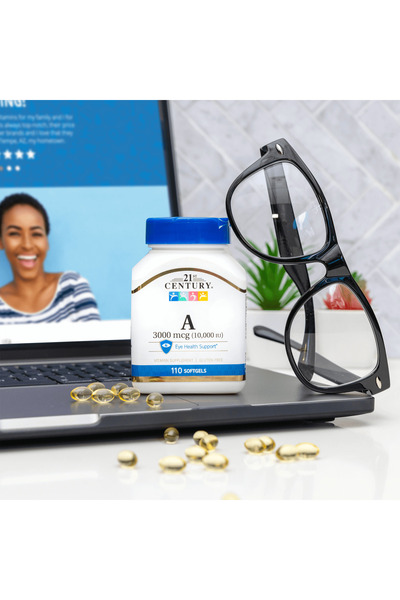 21st Century Vitamina A 3000 mcg 110 capsule moi