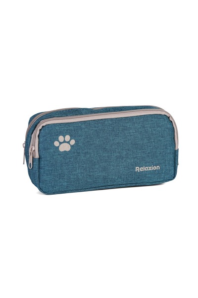 Relaxion Double Compartment Pen Holder Pencil Case Fabric Rlx-130