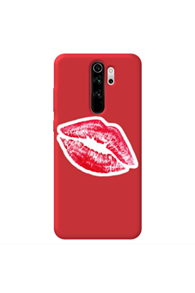 Other Xiaomi Redmi Note 8 Pro Drooling Tongue Red Colored Silicone TPU Θήκη