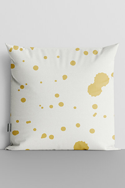 TicaretJet Small Spots Double Sided Digital Printed Pillow Throw Pillow Cover...
