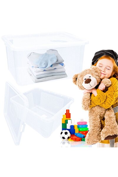 EDANTI Cutie de depozitare din plastic cu capac, Multibox, 40x33x20 cm, 20 L