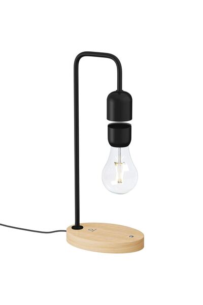DesignNest Lampă cu levitație magnetică, DesignNest, Edison levitant, negru