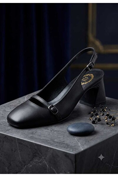 NİSH EXCLUSİVE 2697 Women's Single Strap Heeled Shoes