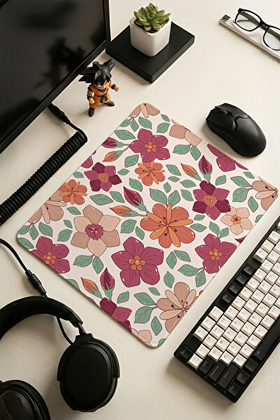 Charmbi Flower Garden 30X40 Mouse Pad Gaming Mousepad, Non-Slip Base Large Ga...