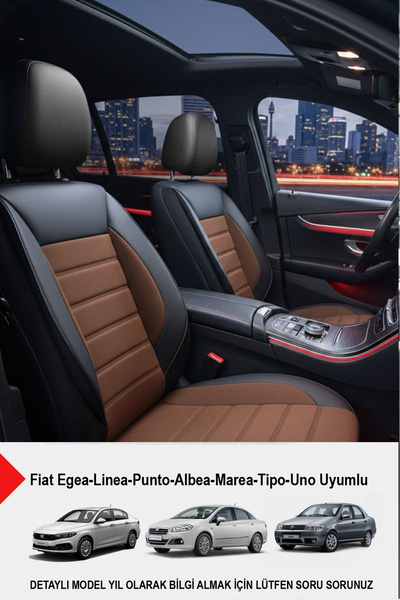 GM-DESIGN Speed Series Pique Fabric Car Seat Cover - (Fiat Egea-Linea-Punto-A...