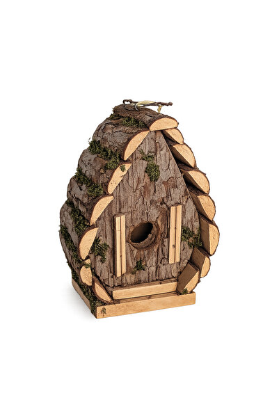Dayang Natural Wooden Bird Nest ZWN-07 for Zebra Finch Small Birds Moss Oval ...