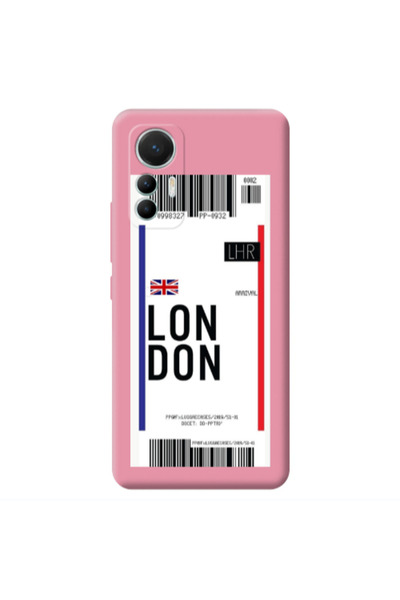 Other Xiaomi Mi 12 Lite London Arrival Pink Colored Silicone TPU Θήκη