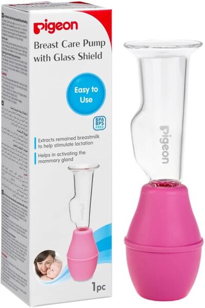 pigon PIG BREAST CARE PUMP WITH GLASS SHIELD 26275: 7512