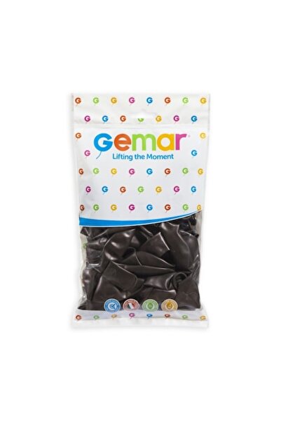 Gemar Σετ 100 μπαλόνια λάτεξ, GM 120, Καφέ