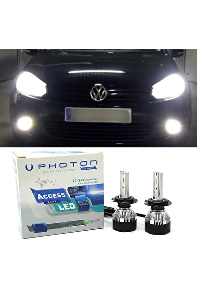 Photon Vw Golf 6 Led Xenon Kısa Far Ampulü H7 Access Yeni Seri Beyaz 2009-2012