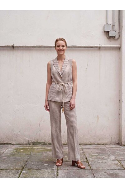 Fashionbox STRIPED LINEN SET