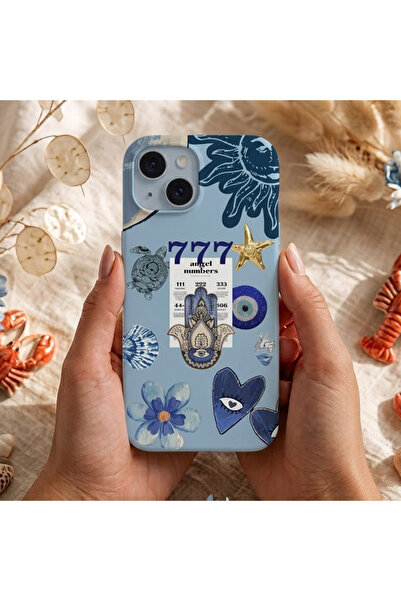 Çitlembik Case Iphone 14 Plus / 15 Plus İle Uyumlu Stitch Desen Tasarımlı Yük...