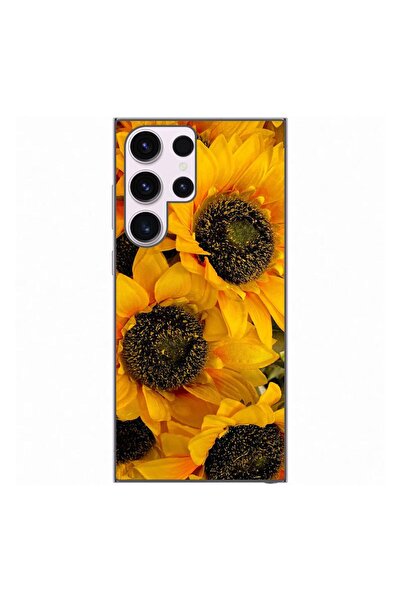 OEM Husa compatibila cu Samsung Galaxy S23 Ultra Silicon Gel Tpu Model Floare...