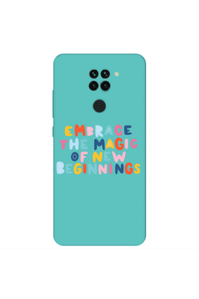 Other Xiaomi Redmi Note 9 Embrace Turquoise Colored Silicone TPU Θήκη