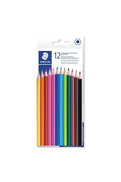 Staedtler Σετ Εξαγωνικών Χρωματιστών Μολυβιών - 12 τεμάχια