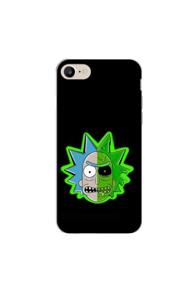 OEM Husa compatibila cu Apple iPhone 7, 8, SE 2020 Silicon Gel Tpu Model Rick...