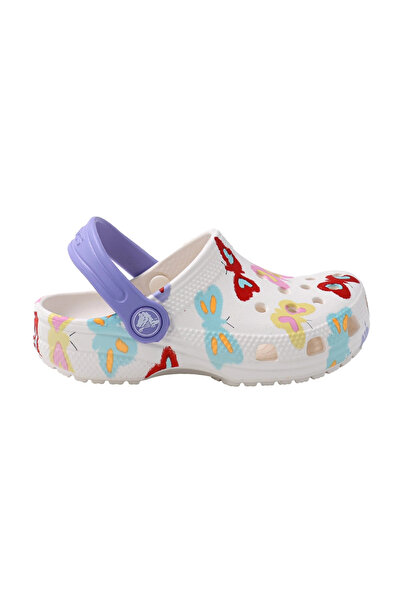 Crocs Classic Butterfly Graphic Clog 211255-Owv Children's Slippers Multi-Col...