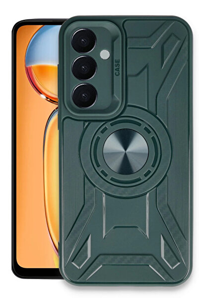 eco port Samsung Galaxy A55 5G Kılıf Lincoln Silikon - Koyu Yeşil