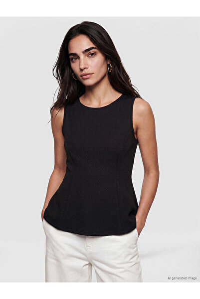 LC Waikiki Bluză peplum cu guler rotund