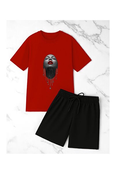 Joetsu Unisex Oversize Σετ με Σορτς και Κοντομάνικο T-shirt, Άνετη Εφαρμογή, ...