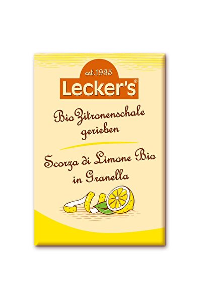 Lecker's Coaja de lamaie rasa fara gluten,