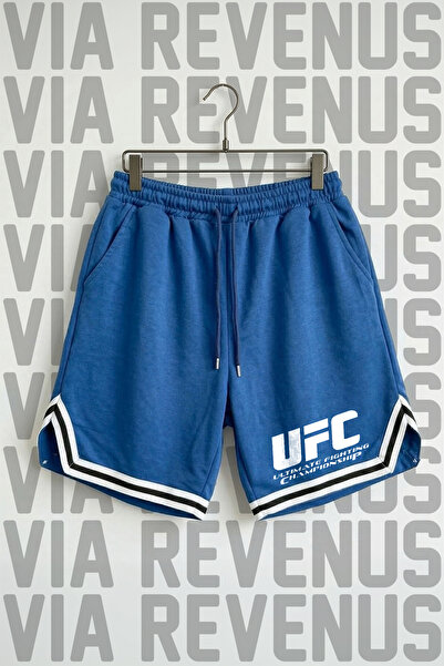 Vordevia Ufc Ultimate Printed Unisex Vortex Fabric Sports Training Shorts wit...