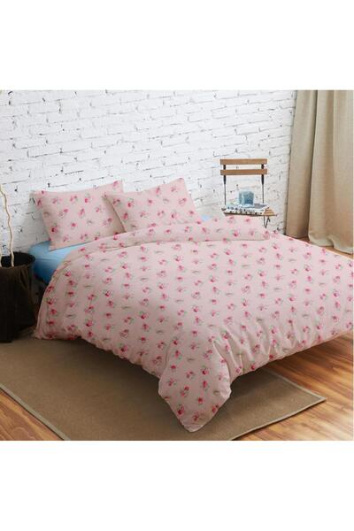 vanora J'adore Set de lenjerie de pat din microfibră King Size, Set de 4 piese