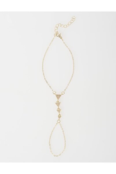 Kayra Triangle Stone Shahmeran Gold